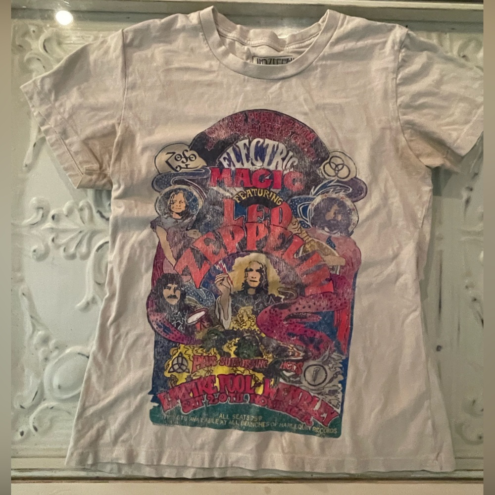 Vintage Style Led Zeppelin Shirt Size Small